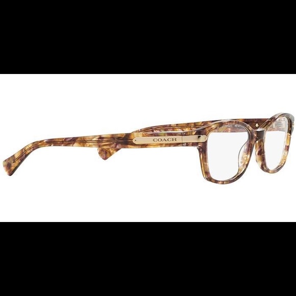 🆕 2pc Set Brown COACH Confetti 51mm Frames + Black Leather Case NWT - Picture 5 of 16